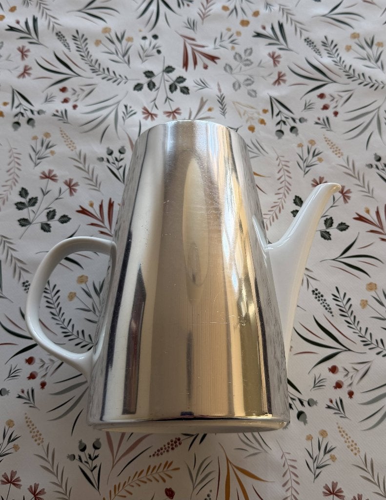 Melitta koffiekan (vintage) met warmhoudkap, Ophalen of Verzenden