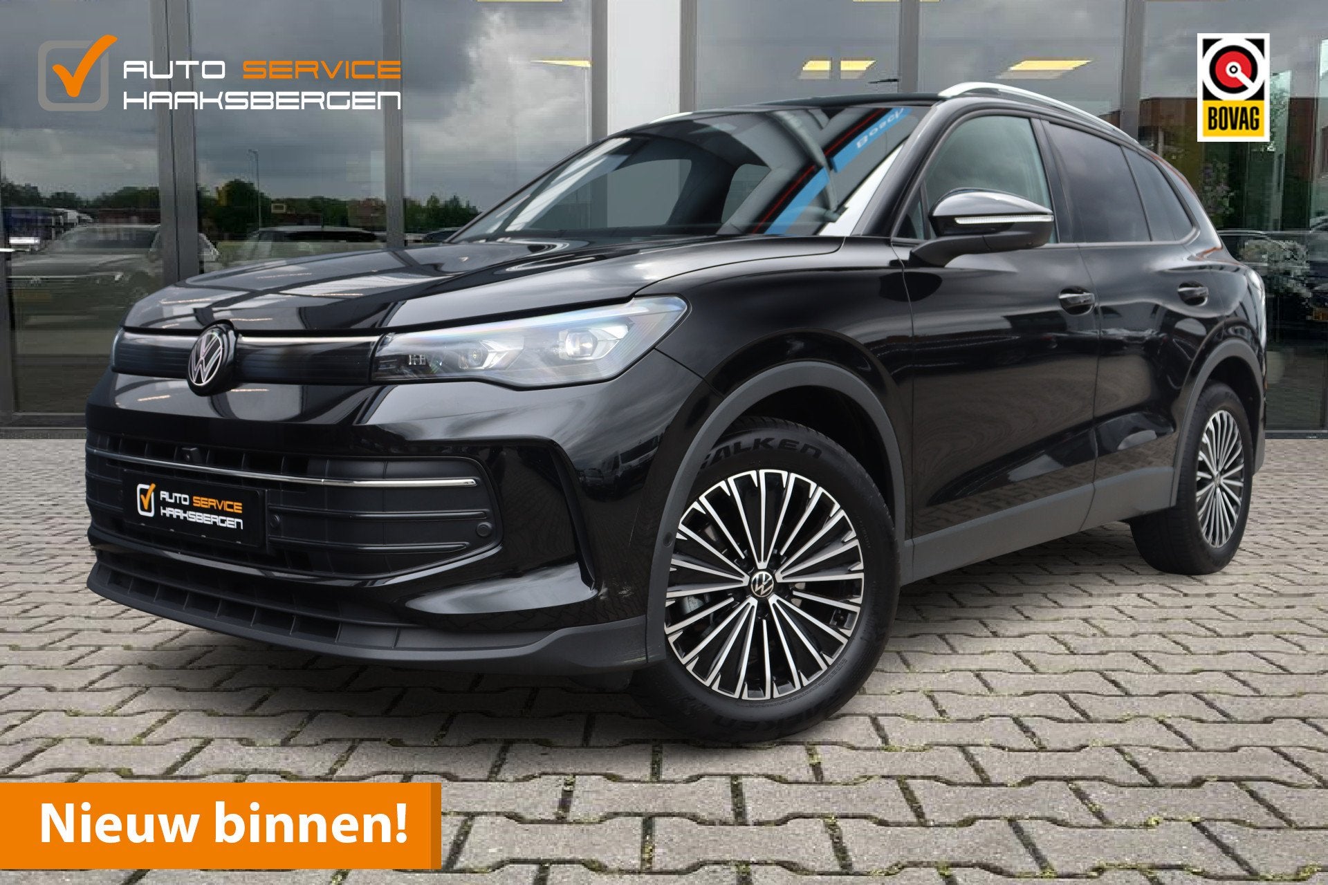 Volkswagen Tiguan 1.5 eTSI Life 150PK | Trekhaak | 360 Camer, Auto's, 4 cilinders, 150 pk, Verwarmde buitenspiegels, Leder en Stof