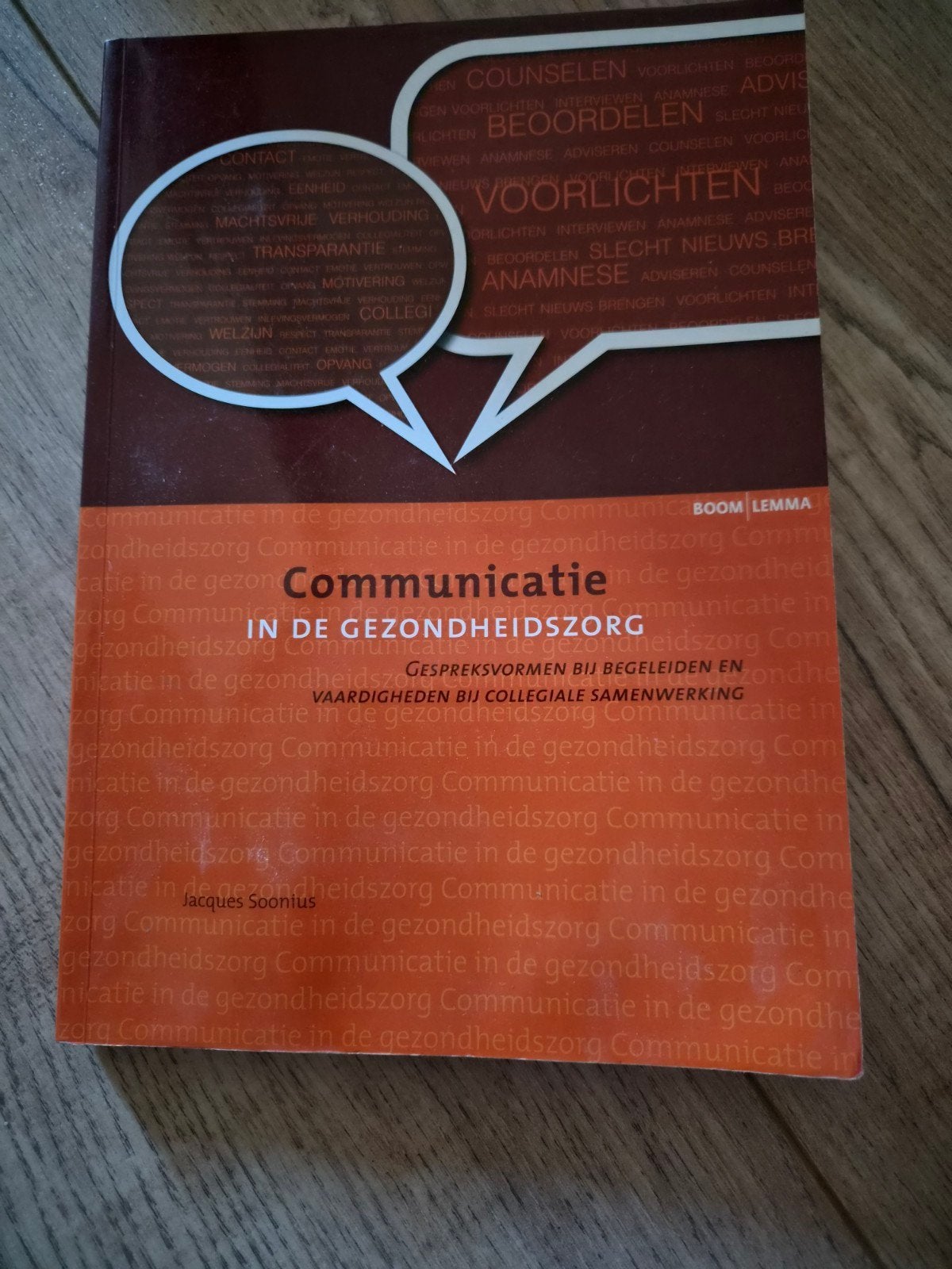 Communicatie in de gezondheidszorg - J. Soonius (2e druk, Gelezen, Jacques Soonius, Gamma, HBO