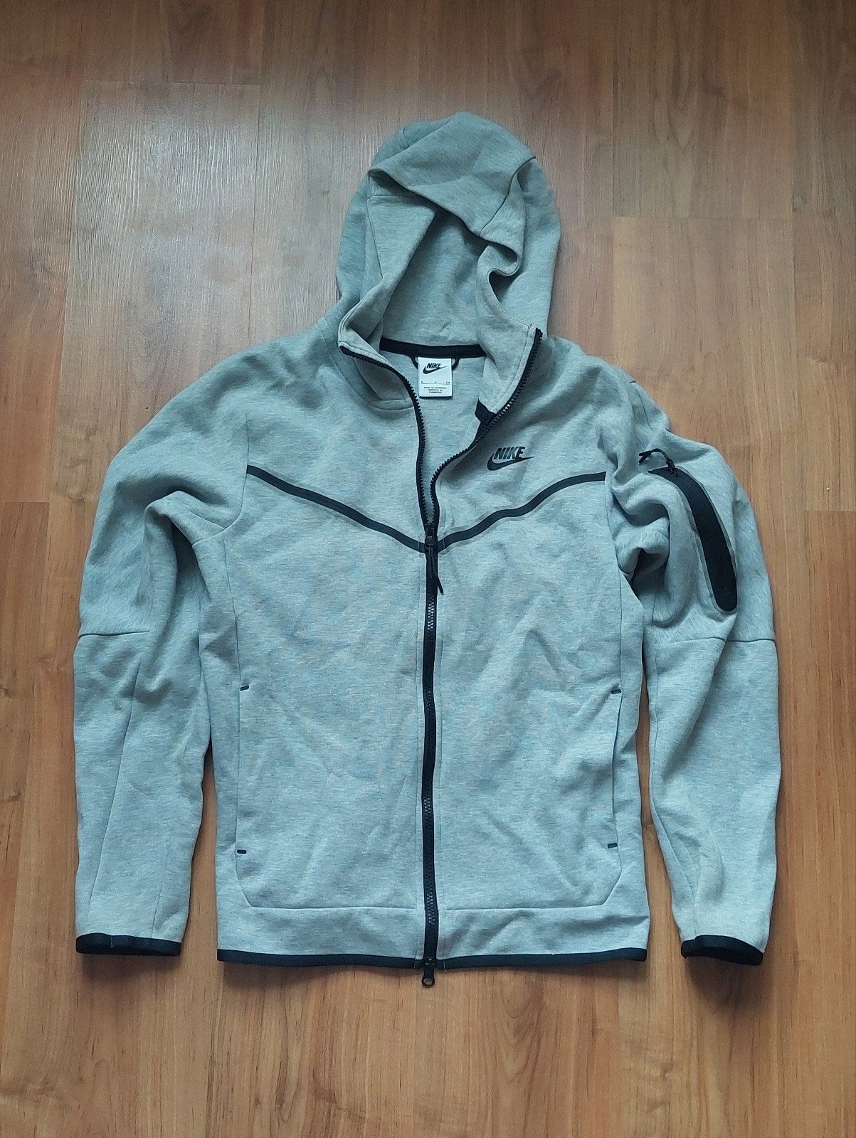 Nike Tech Fleece Hoodie Grijs - Maat S, Nike, Ophalen of Verzenden, Zo goed als nieuw, Grijs