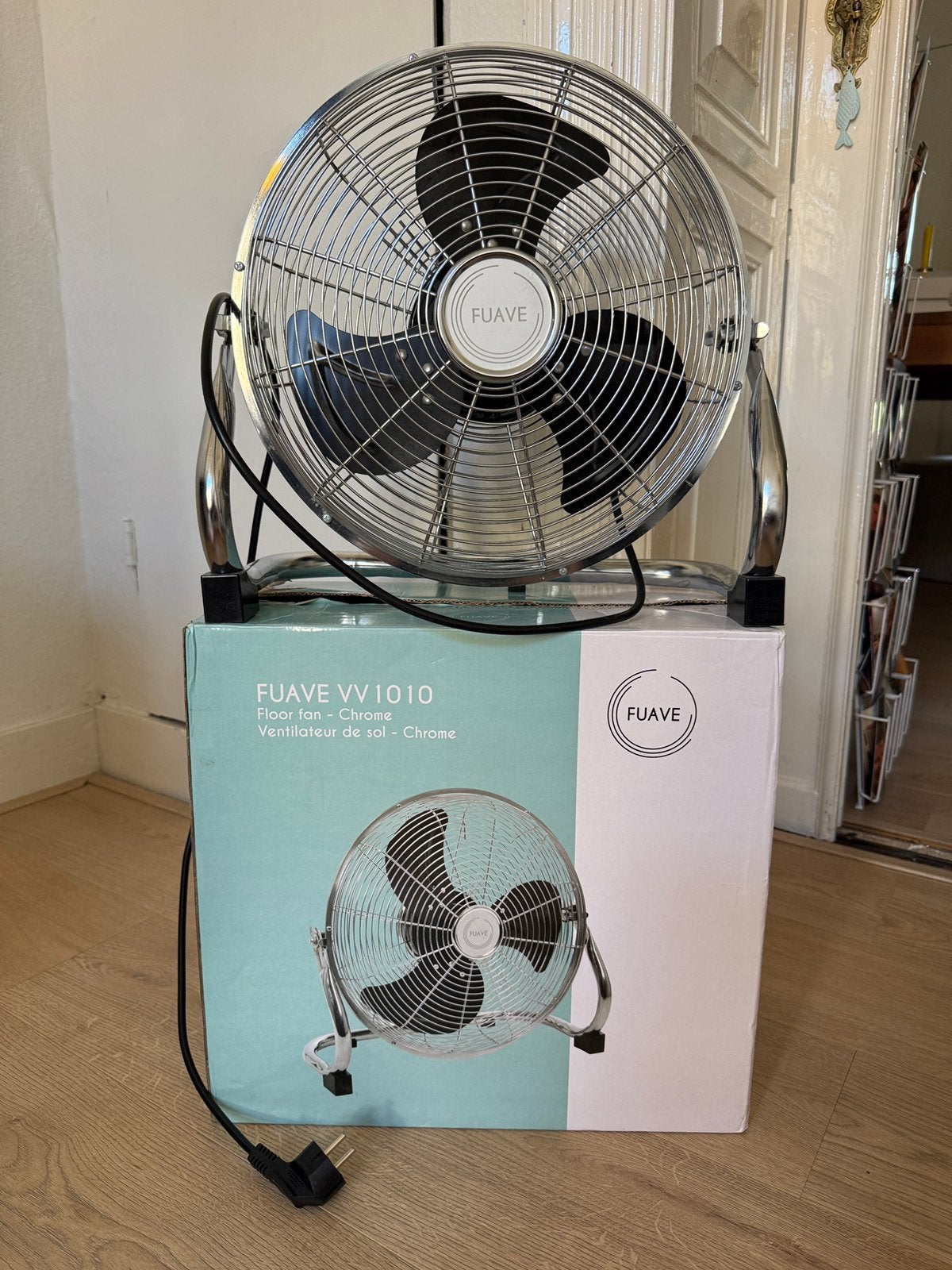 Vloerventilator, Witgoed en Apparatuur, Ventilatoren, Ophalen of Verzenden, Nieuw, Vloerventilator