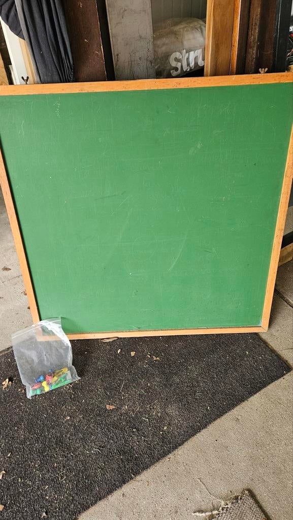 Schoolbord krijtbord magneetbord, Diversen, Schoolborden, Ophalen, Gebruikt, Krijtbord