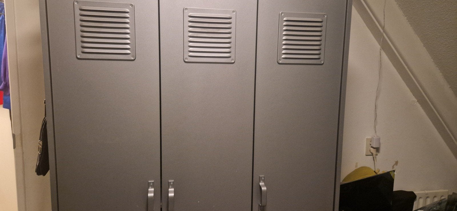 locker look kledingkast met 3 deuren, Ophalen of Verzenden, Gebruikt