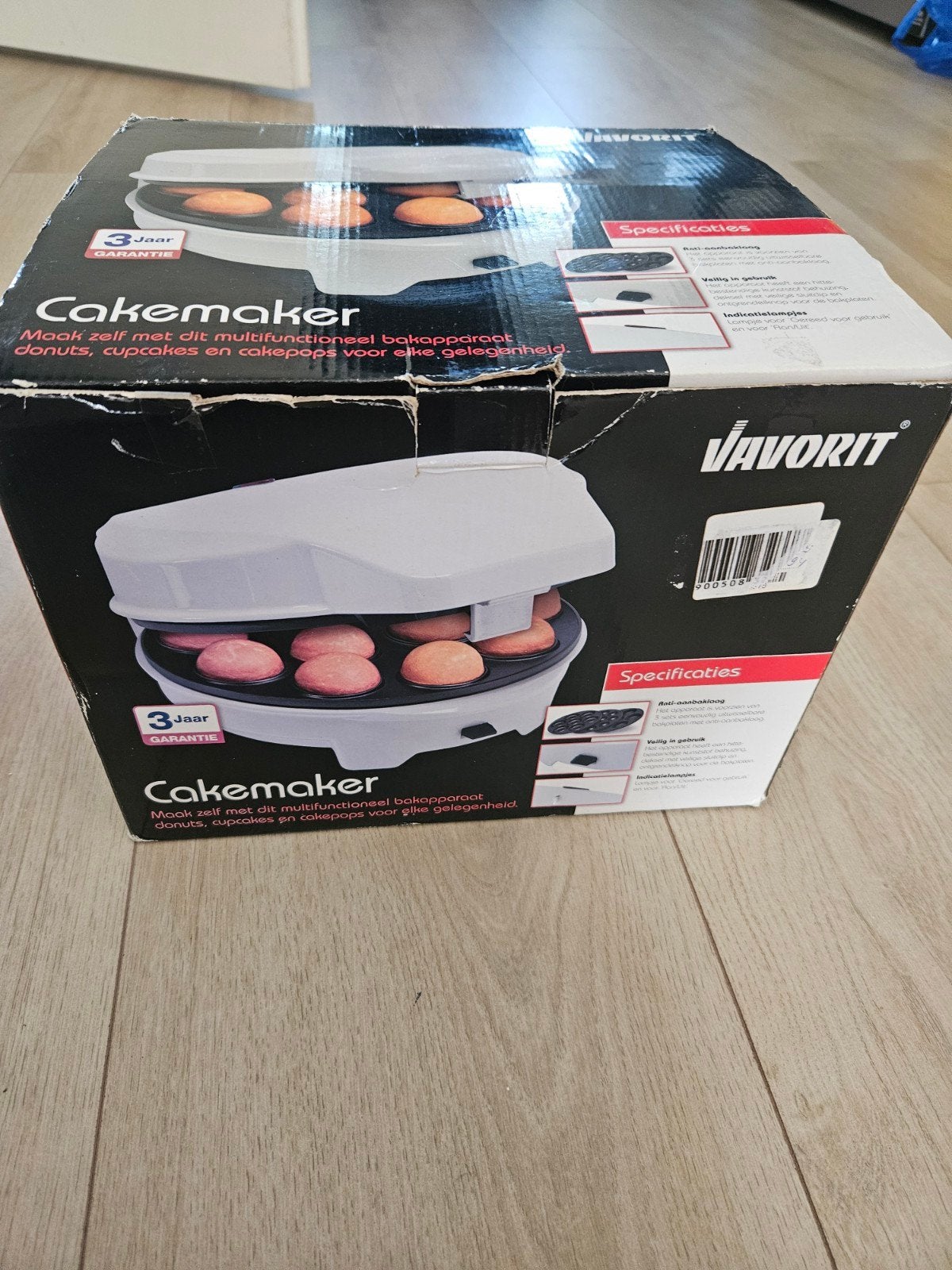 VAVORITE cakemaker, Ophalen, Zo goed als nieuw, 4 t/m 7 personen