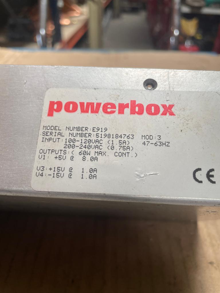 Powerbox E919 Voeding 60W Max, Ophalen, Gebruikt