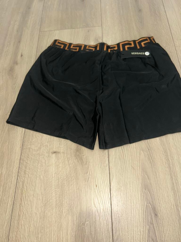 Versace zwembroek, Kleding | Heren, Ophalen of Verzenden, Overige maten, Zwart, Zwemshort