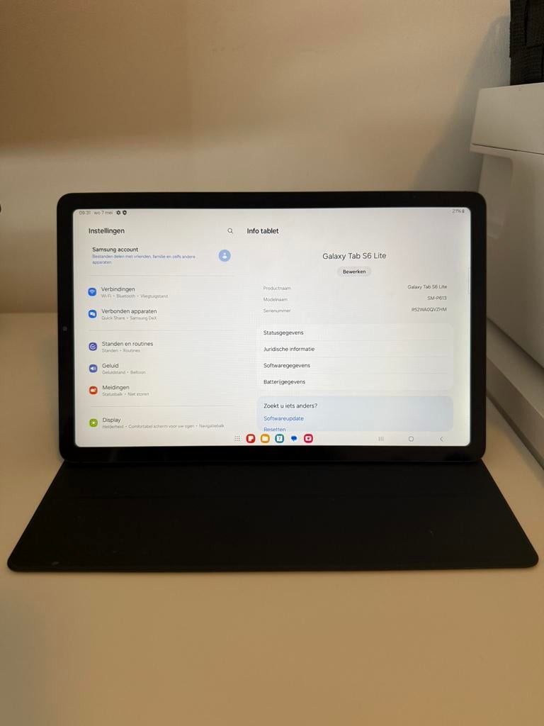 Samsung Galaxy Tab S6 Lite 128 GB met S-pen (2022), Computers en Software, Android Tablets, Zo goed als nieuw, 128 GB, Gps, Wi-Fi