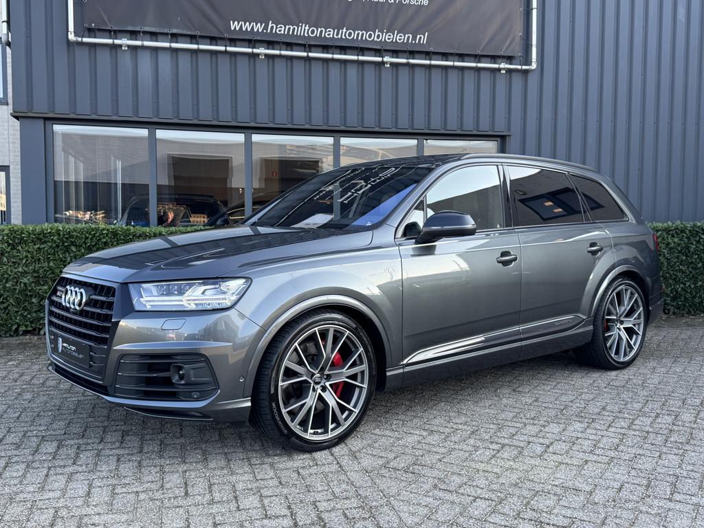 Audi SQ7 4.0 V8 TDI 435pk Quattro Pro Line + Audi Exclusive, Auto's, Audi, SQ7, Gebruikt, 2245 kg, Leder