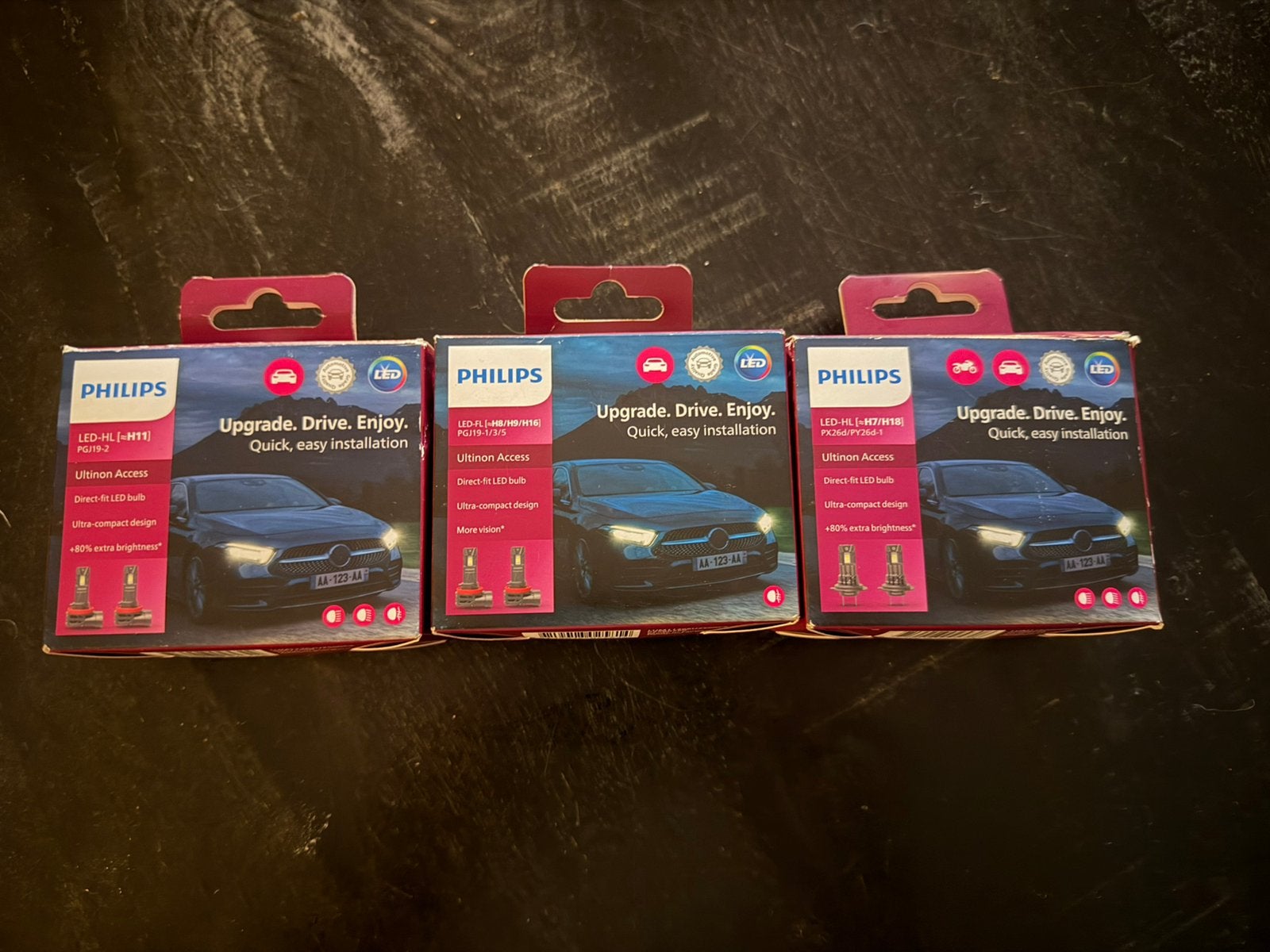 Philips led lampen voor de auto, Ophalen, Zo goed als nieuw