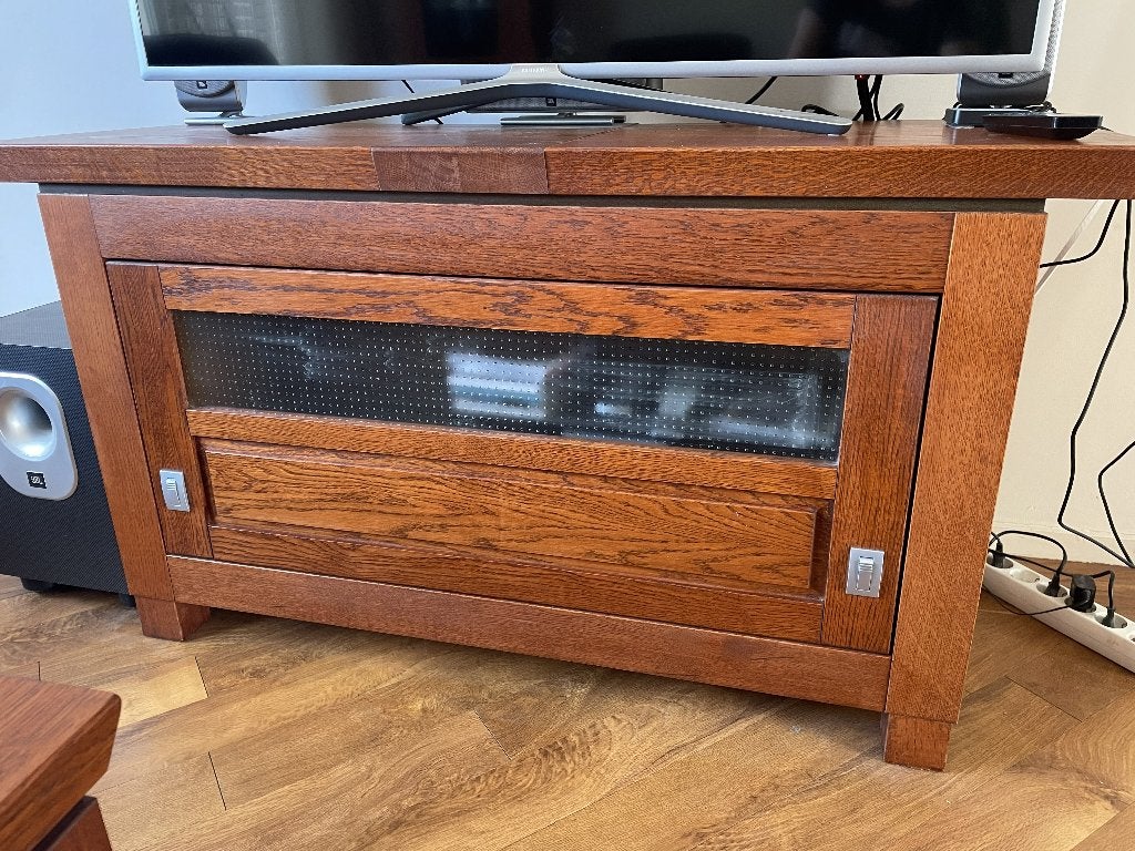 tv meubel GRATIS, Huis en Inrichting, Ophalen, Gebruikt, Minder dan 100 cm, Kersenhout