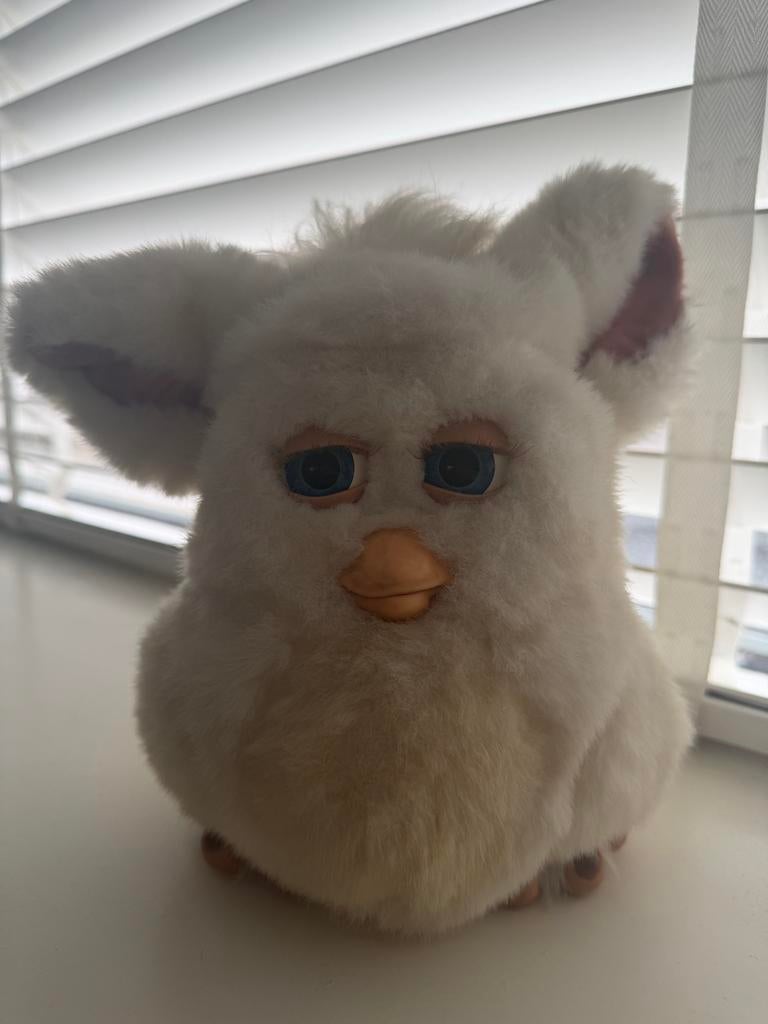 Witte Furby 2005 - Interactief knuffeldier, Gebruikt, Overige merken, Overige karakters, Overige typen