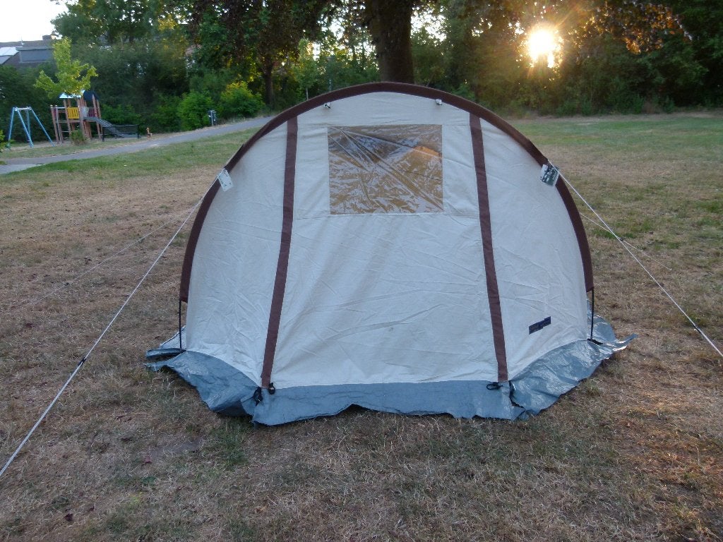2 pers. tent van katoen, merk Obelink, Caravans en Kamperen, Tenten, Ophalen, Gebruikt, Tot en met 2