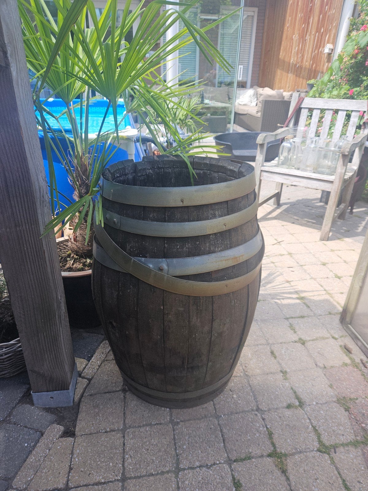 Wiskey vat.   Wijnvat, 150 liter of meer, Ophalen, Hout