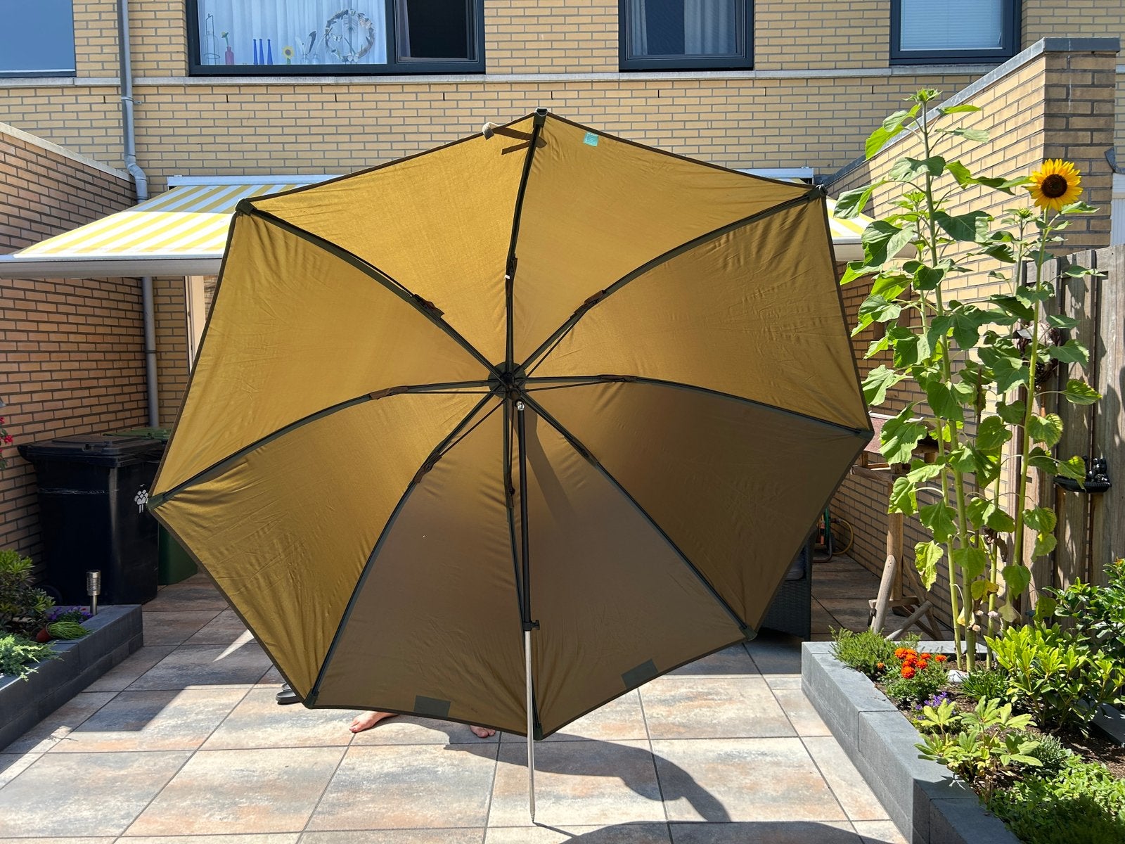 Korum graphite brolly parasol paraplu, Watersport en Boten, Ophalen, Zo goed als nieuw, Overige typen