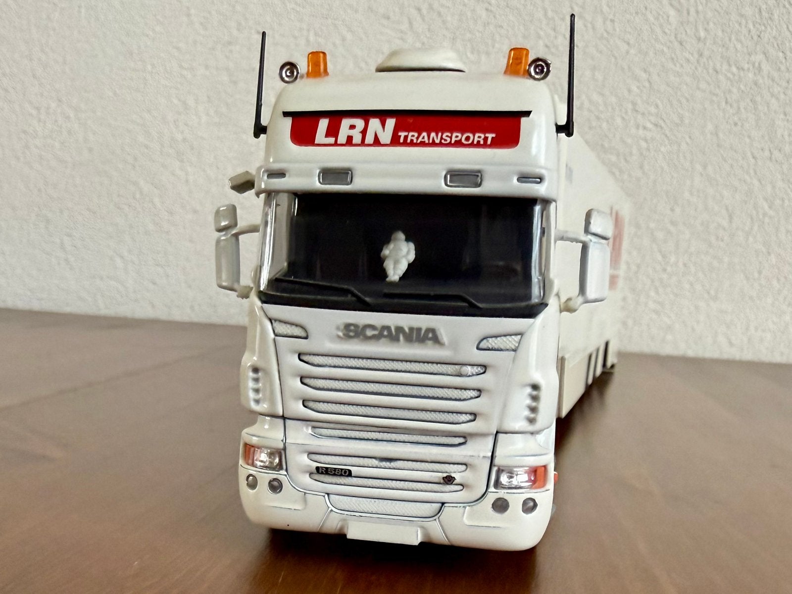 Tekno LRN Transport  - Scania R580, V8, Ophalen of Verzenden, Zo goed als nieuw, Bus of Vrachtwagen, Tekno