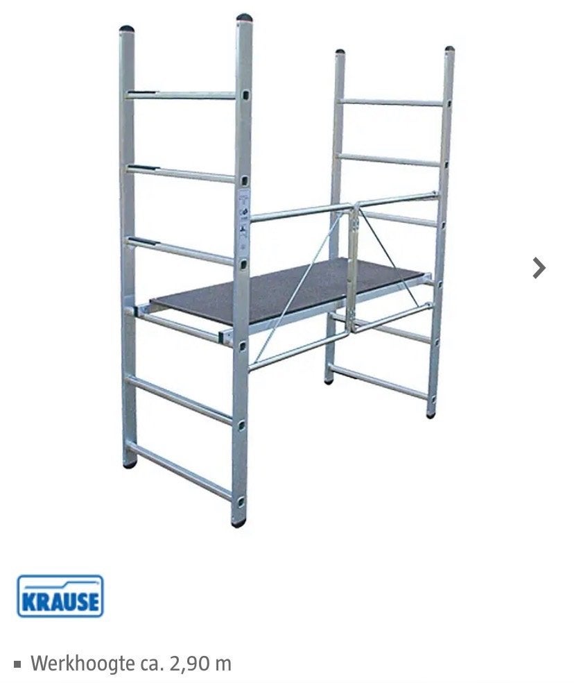 KRAUSE CORDA VOUWSTEIGER, Doe-het-zelf en Verbouw, Ophalen of Verzenden, Nieuw, Rolsteiger of Kamersteiger, 2 tot 5 meter
