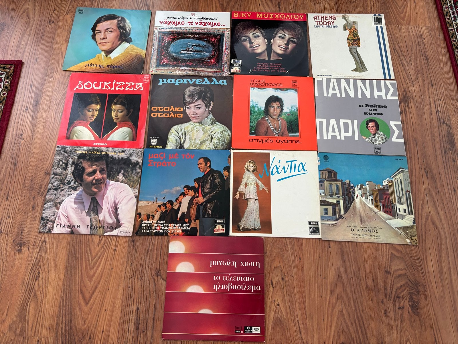Griekse Pop/Folk Vinyl LP Collectie - Diverse Artiesten, LP, Gebruikt, Pop, Ophalen of Verzenden