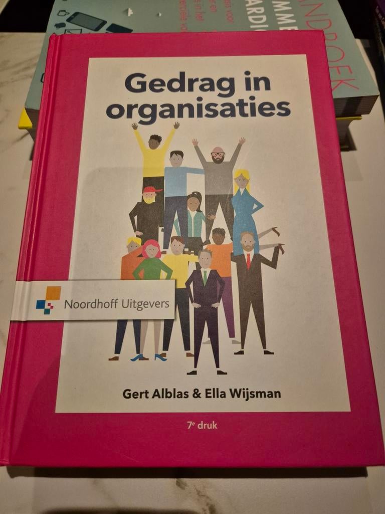 Gedrag in organisaties - 7e druk, Boeken, Ophalen of Verzenden, Alpha, Zo goed als nieuw, HBO