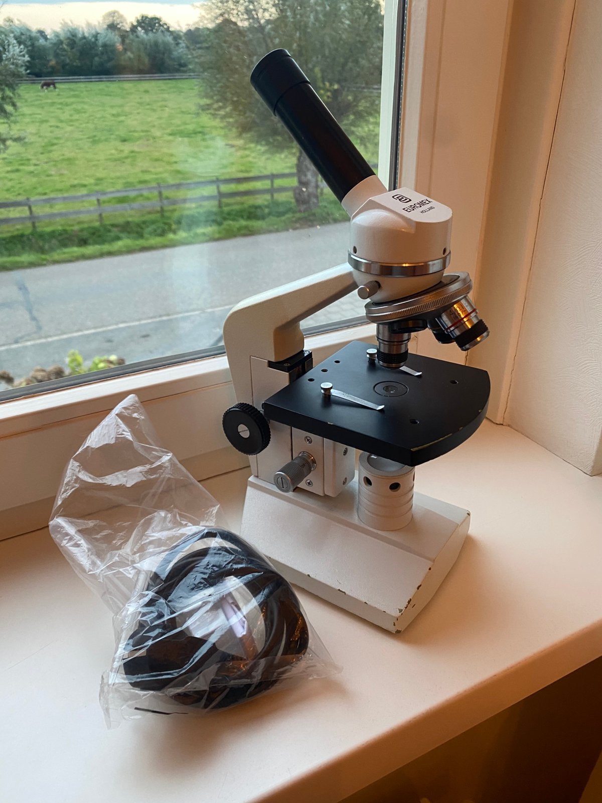 Euromex microscoop, Ophalen of Verzenden, Gebruikt