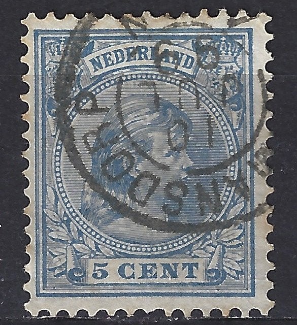 Nederland 35 RANSDORP Wilhelmina 1891 KLEINROND STEMPELS, Ophalen of Verzenden, T/m 1940, Gestempeld
