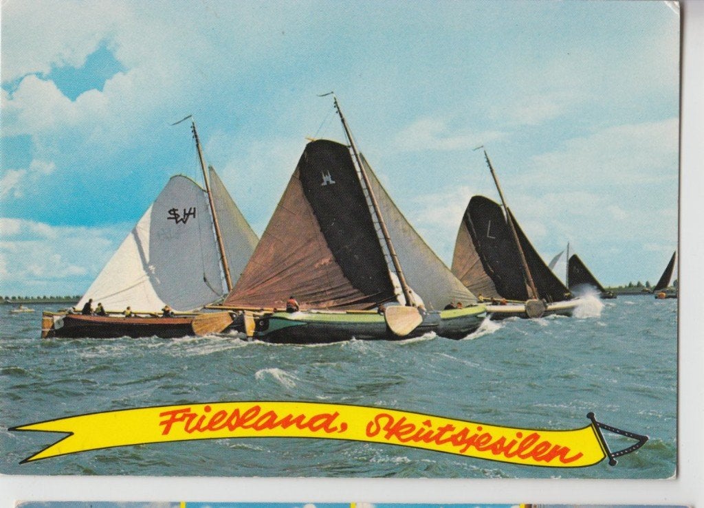 Skutsjesilen Skutsje Stavoren Sneek en Lemmer, Verzenden, 1980 tot heden, Ongelopen, Friesland