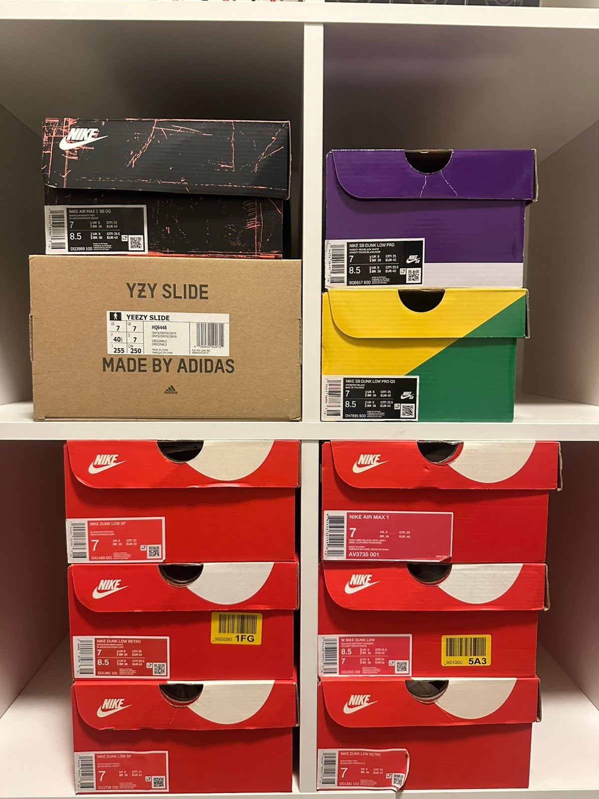 Restpartij Sneakers Nike & Adidas Gedragen, VNDS & DS Maat40, Overige kleuren, Ophalen of Verzenden, Sneakers of Gympen, Zo goed als nieuw