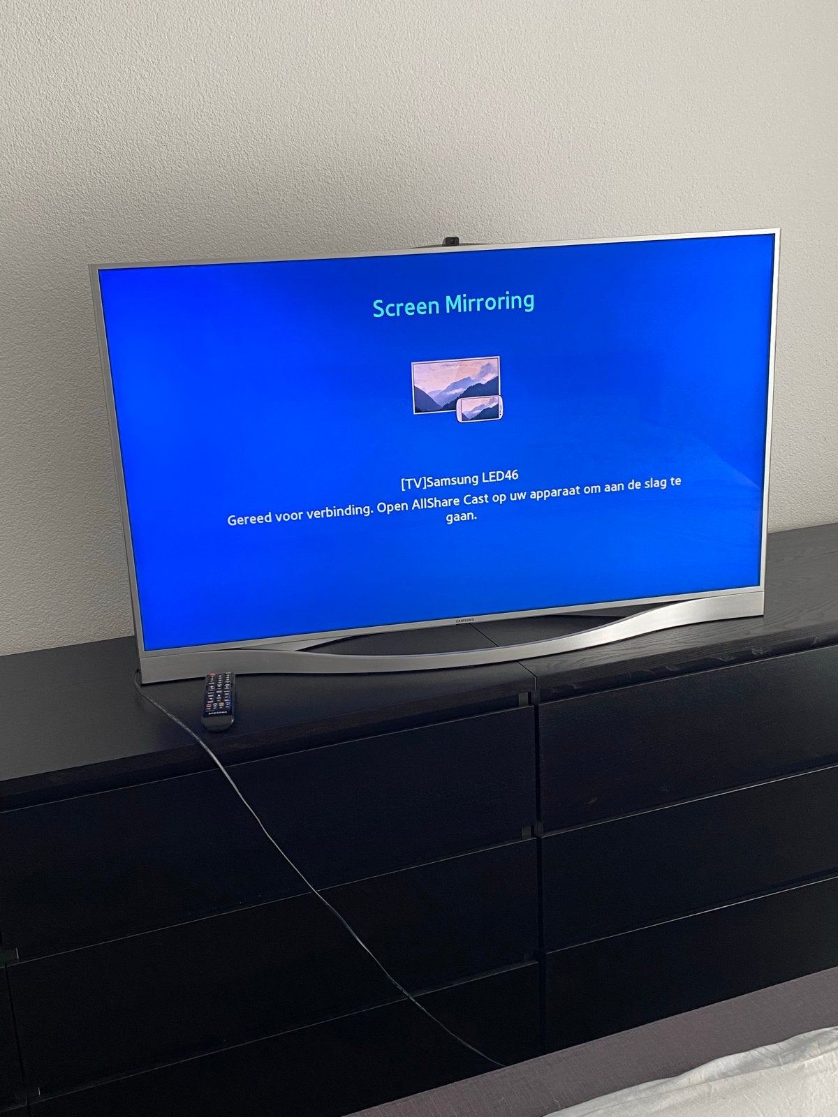 Samsung LED TV 46 inch met afstandsbediening, Ophalen, 100 Hz, Samsung, 100 cm of meer