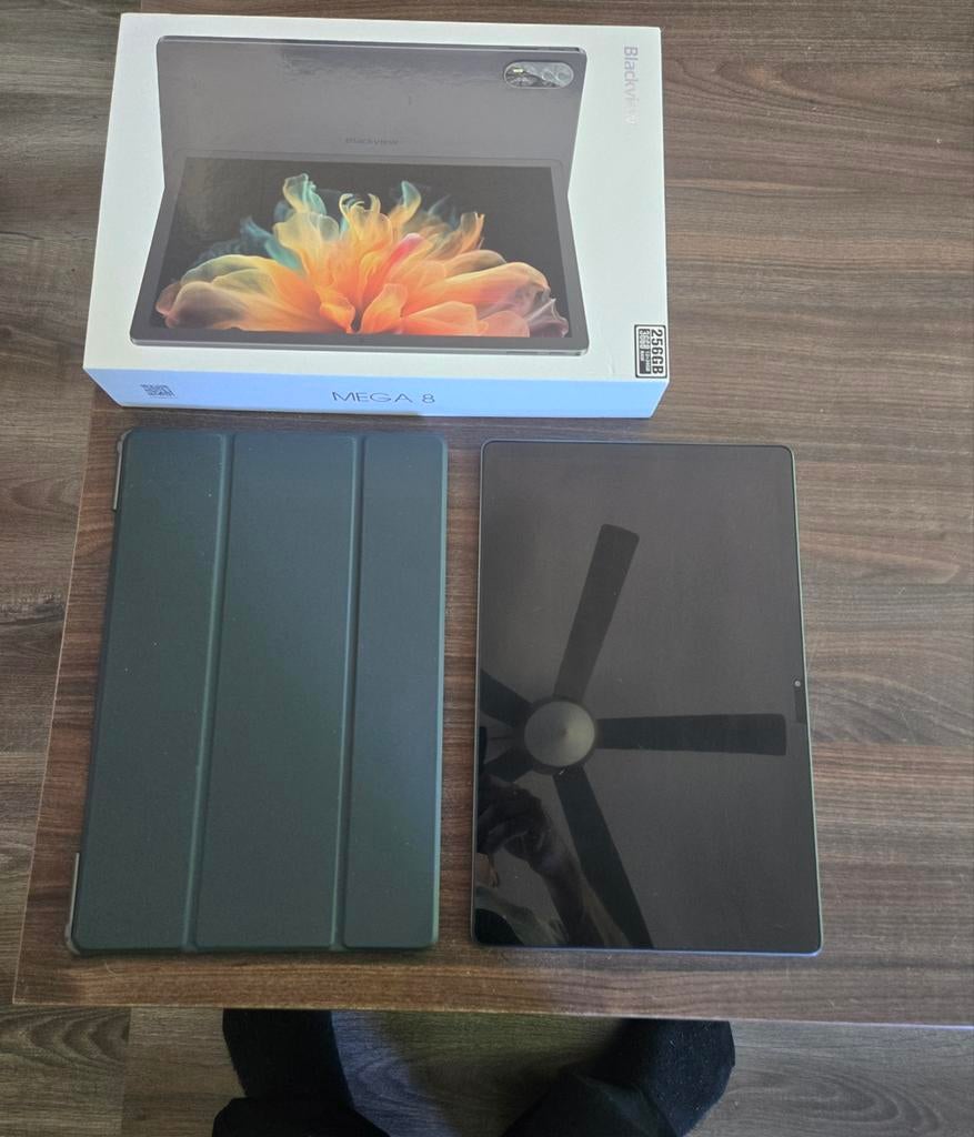 Blackview mega 8 grijs 13 inch  WiFi en 4G simkaart, Ophalen, 13 inch of meer, Blackvieuw, Bescherming voor- en achterkant