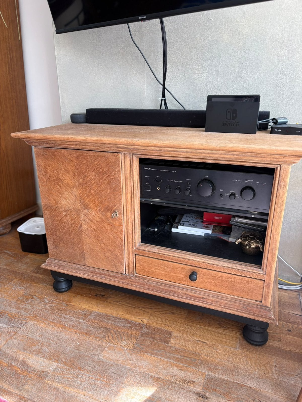 Vintage TV meubel, Ophalen, 50 tot 100 cm, Zo goed als nieuw, Minder dan 100 cm