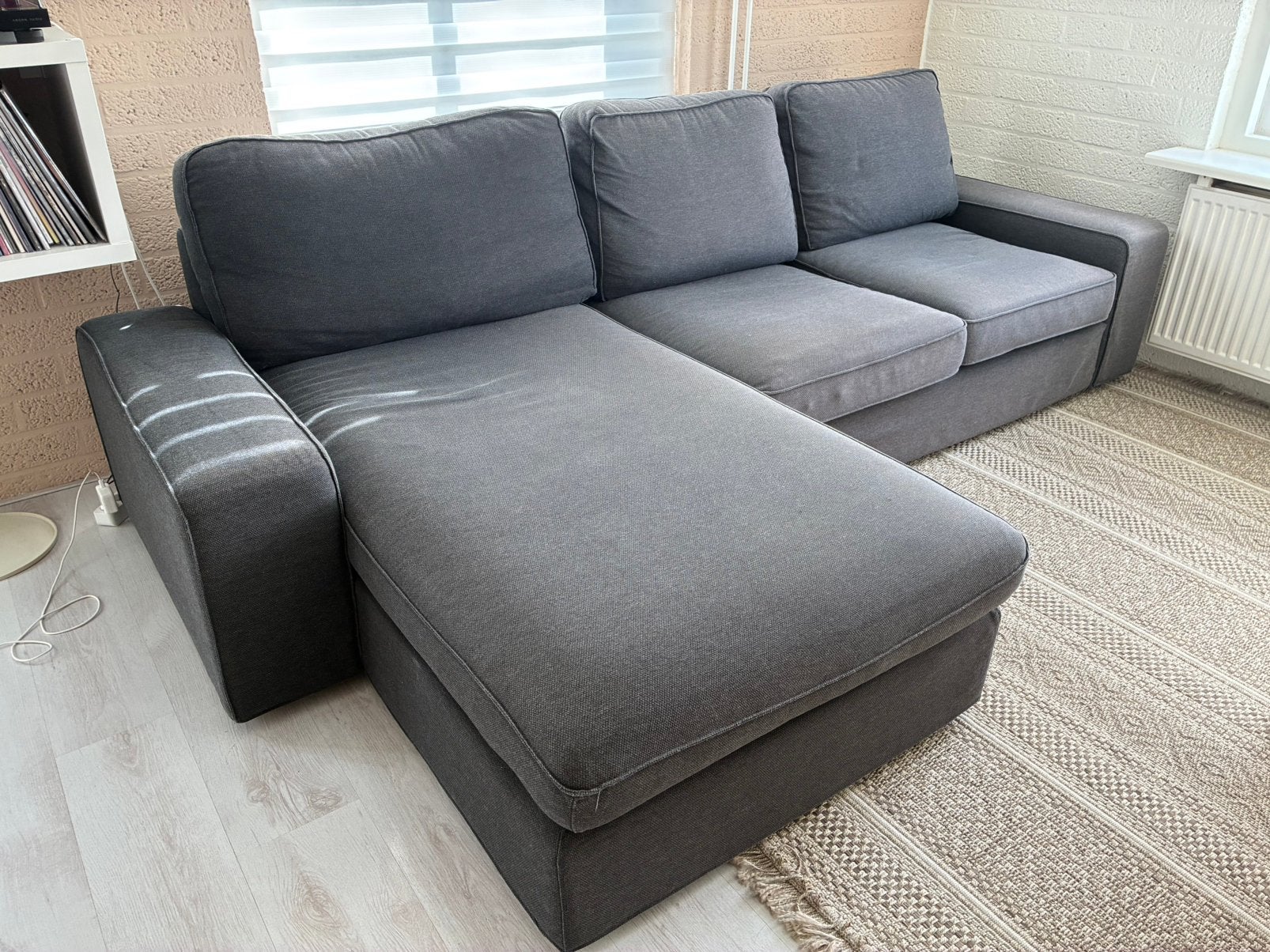 3-zitsbank met lounge, Kivek IKEA, Ophalen, Gebruikt, Stof