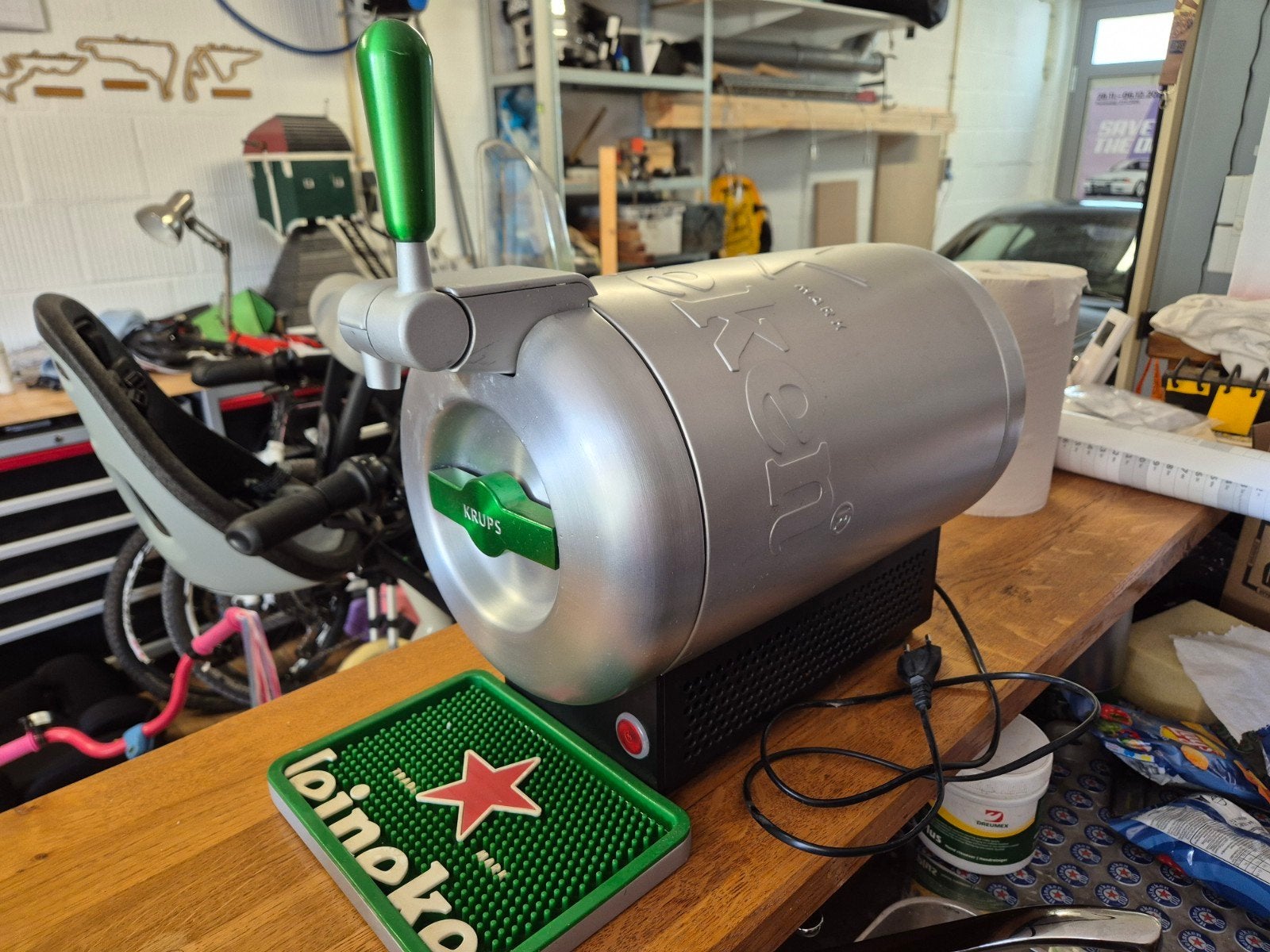 Heineken sub, Witgoed en Apparatuur, Thuistaps, Ophalen, Gebruikt, Krups