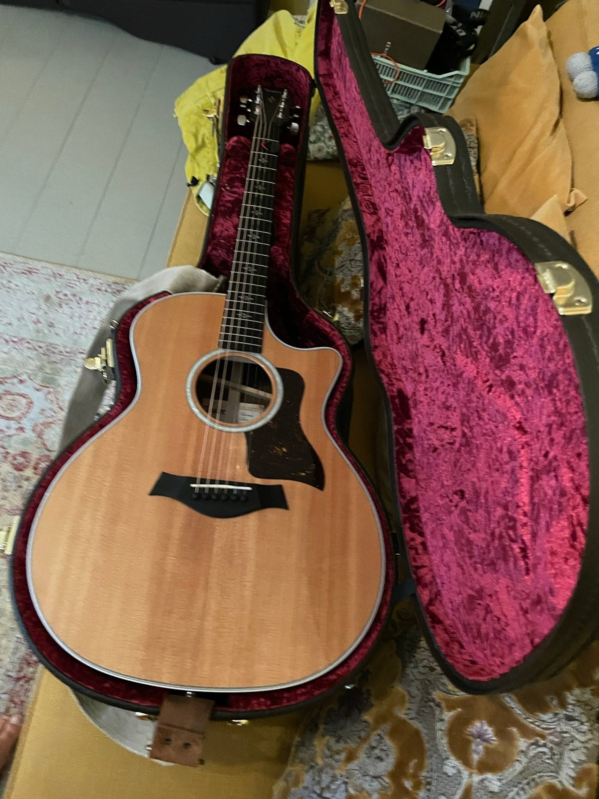 Taylor 414ce-R Grand Auditorium - Zo goed als nieuw, Ophalen of Verzenden, Zo goed als nieuw, Western- of Steelstringgitaar, Met koffer