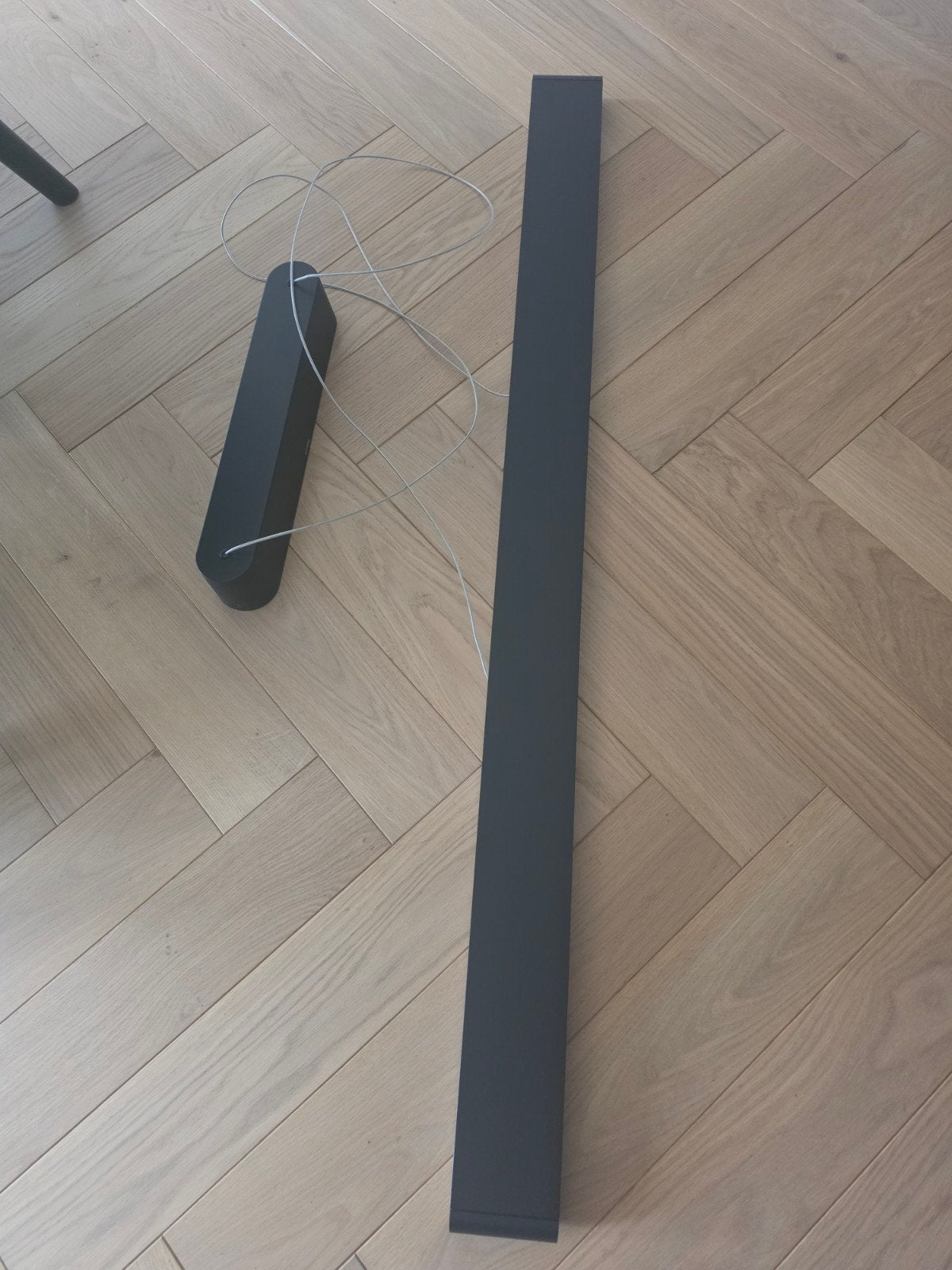 Philips Hue Ensis hanglamp zwart, Ophalen, Zo goed als nieuw, Metaal, Overige fittingen