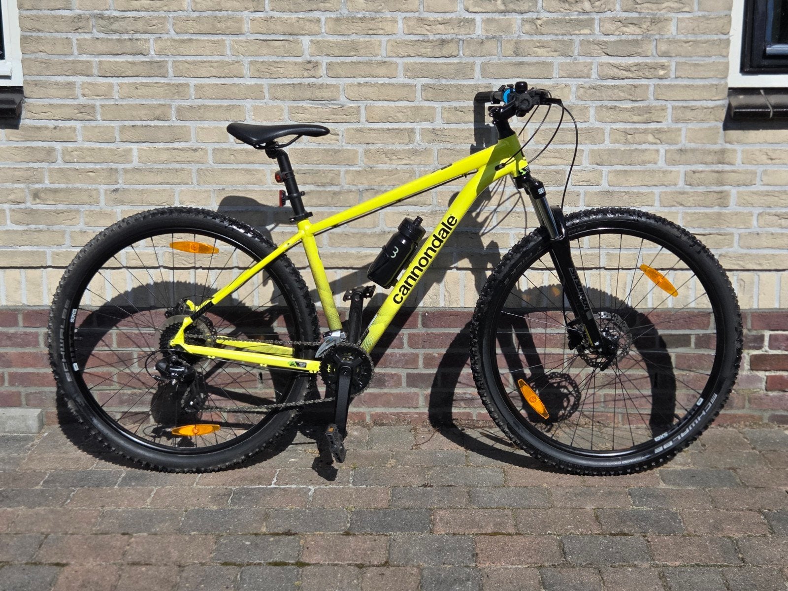 Cannondale Trail Mountainbike - Geel, Zo goed als nieuw, Gebruikt, 49 tot 53 cm, Schijfrem, Ophalen