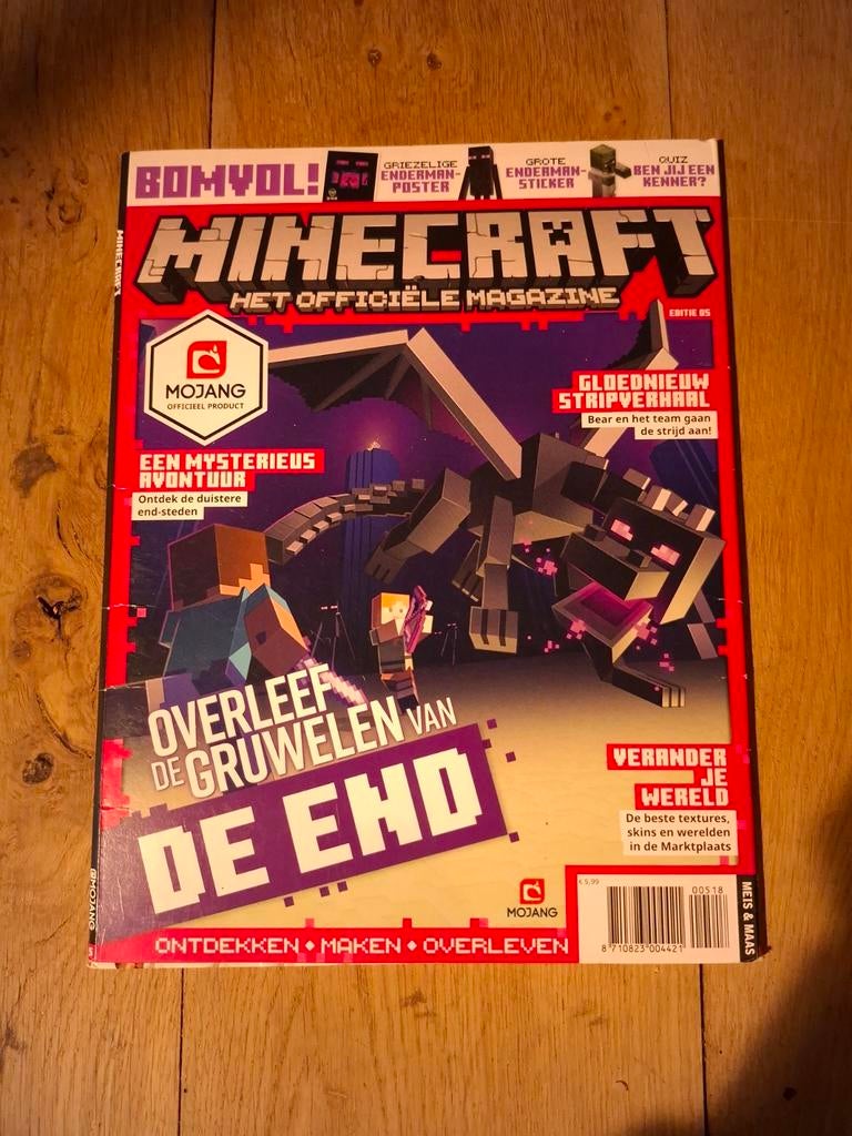 Minecraft Het Officiële Magazine Editie 05, Ophalen of Verzenden, Zo goed als nieuw, Overige typen
