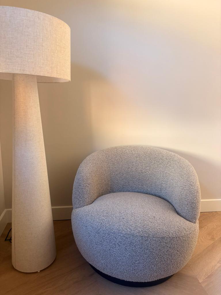Fauteuil Woolly Woood, Huis en Inrichting, Fauteuils, 75 tot 100 cm, Ophalen of Verzenden, Zo goed als nieuw, Stof