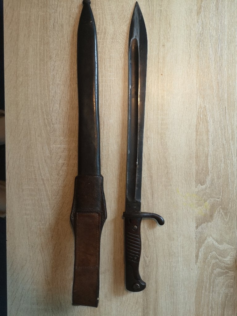 Duitse bajonet Wo1, Ophalen of Verzenden, Landmacht, Duitsland, Mes of Dolk