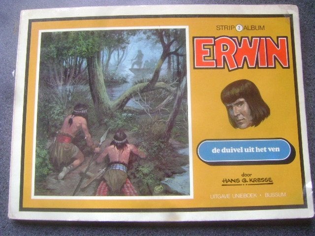 erwin --de duivel uit het ven uit 1973, Eén stripboek, Ophalen of Verzenden, Gelezen