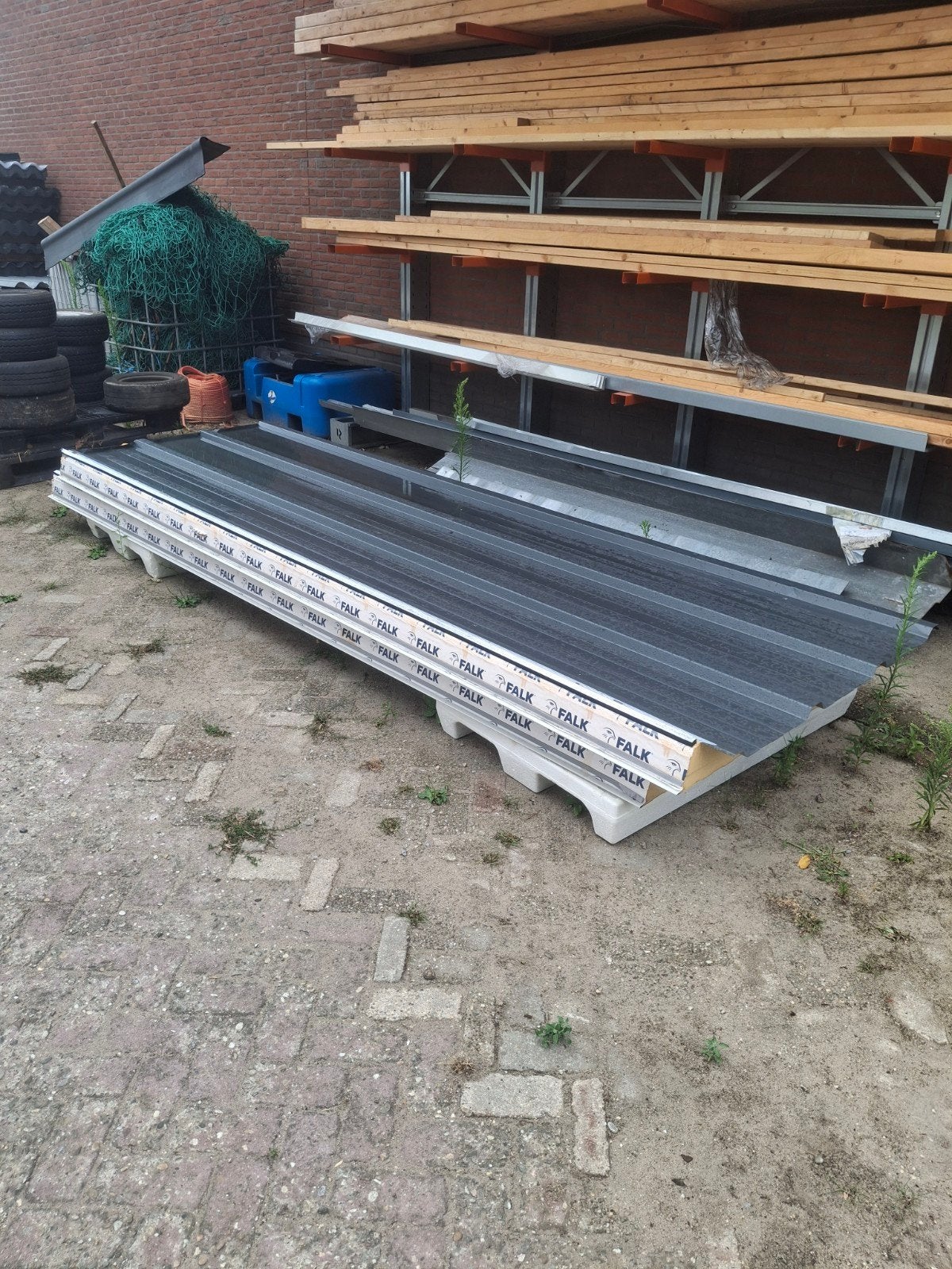 2x Nieuwe FALK TR3+ Sandwich panelen / Dakpanelen (100 mm di, Ophalen, Nieuw