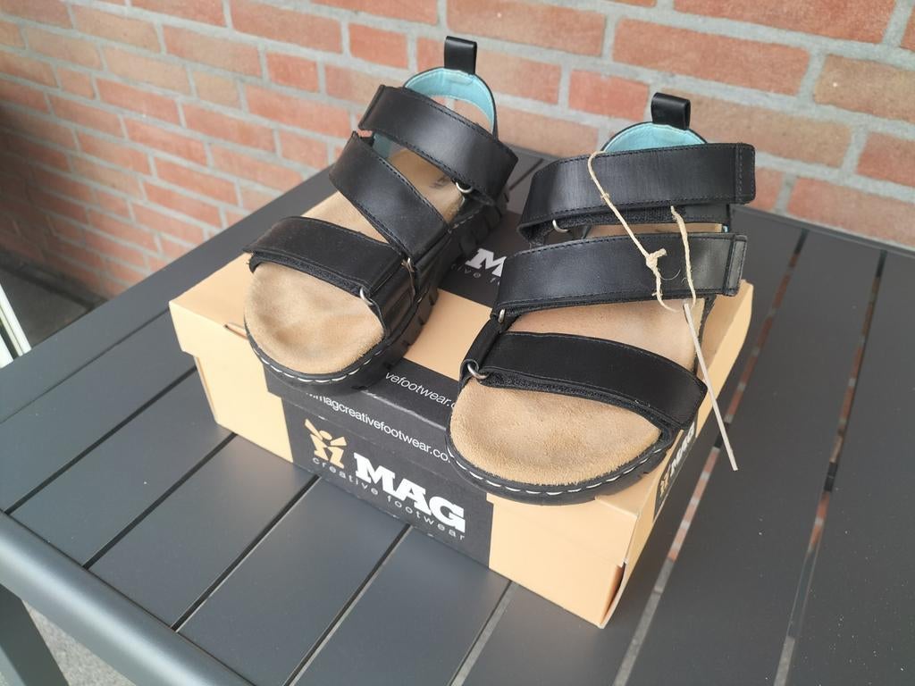 Sandalen MAG, Kleding | Dames, Schoenen, Ophalen of Verzenden, Zo goed als nieuw, Zwart, Sandalen of Muiltjes