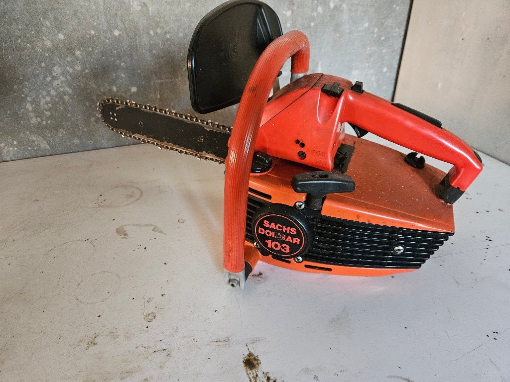 Kettingzaag Sachs dolmar 103 tophandle zaag kettingzaag, Doe-het-zelf en Verbouw, Ophalen, Gebruikt, Kettingzaag, Sachs-Dolmar