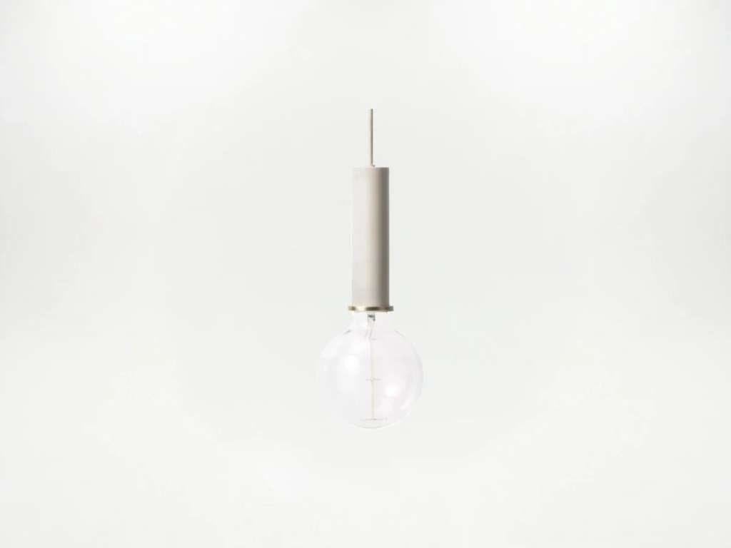 Ferm Living Socket Pendant High – Grijs | Ferm Living, Ophalen, Design, E27 (groot), Zo goed als nieuw