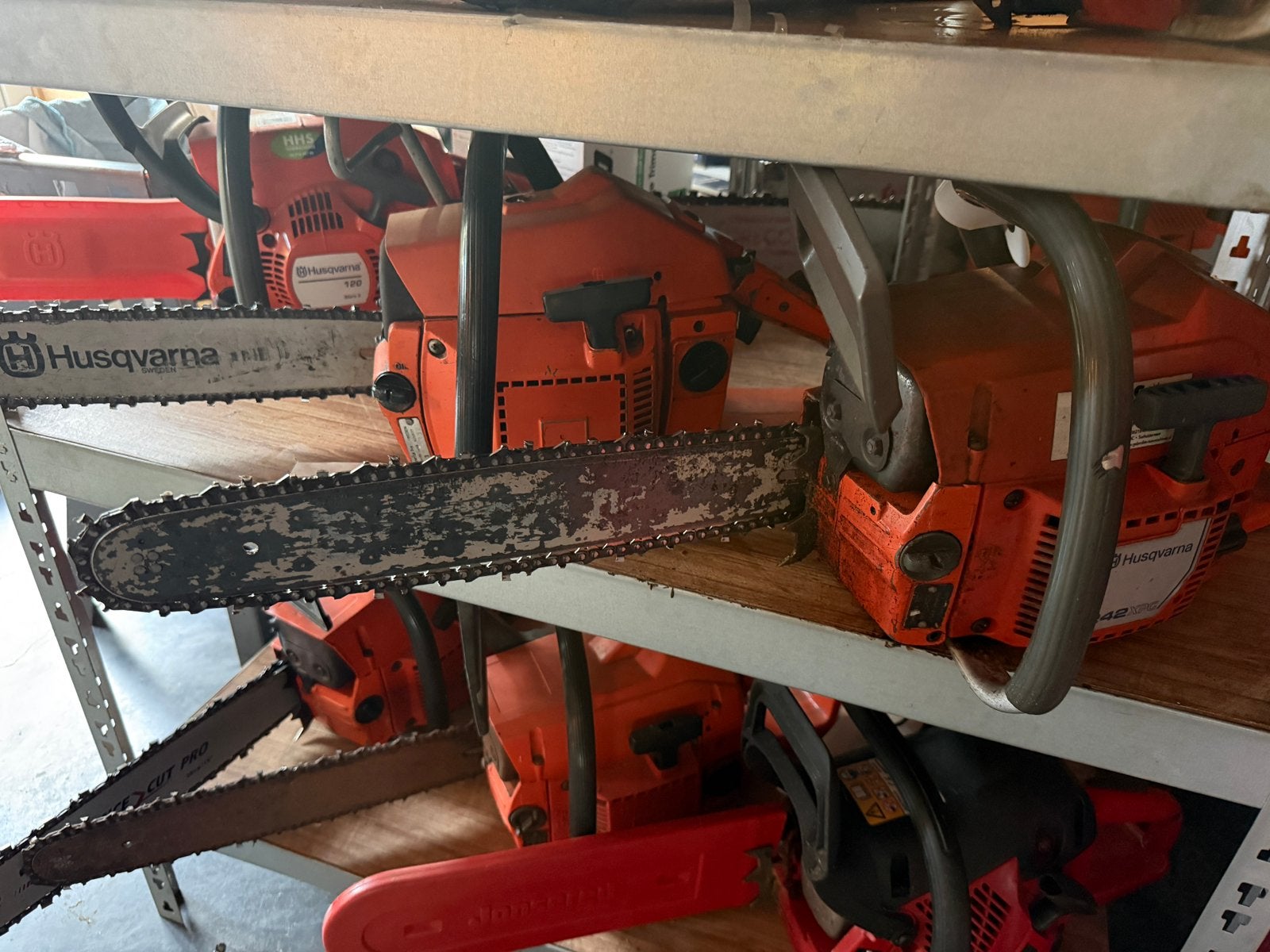 9 kettingzagen husqvanarna en stihl, Ophalen of Verzenden