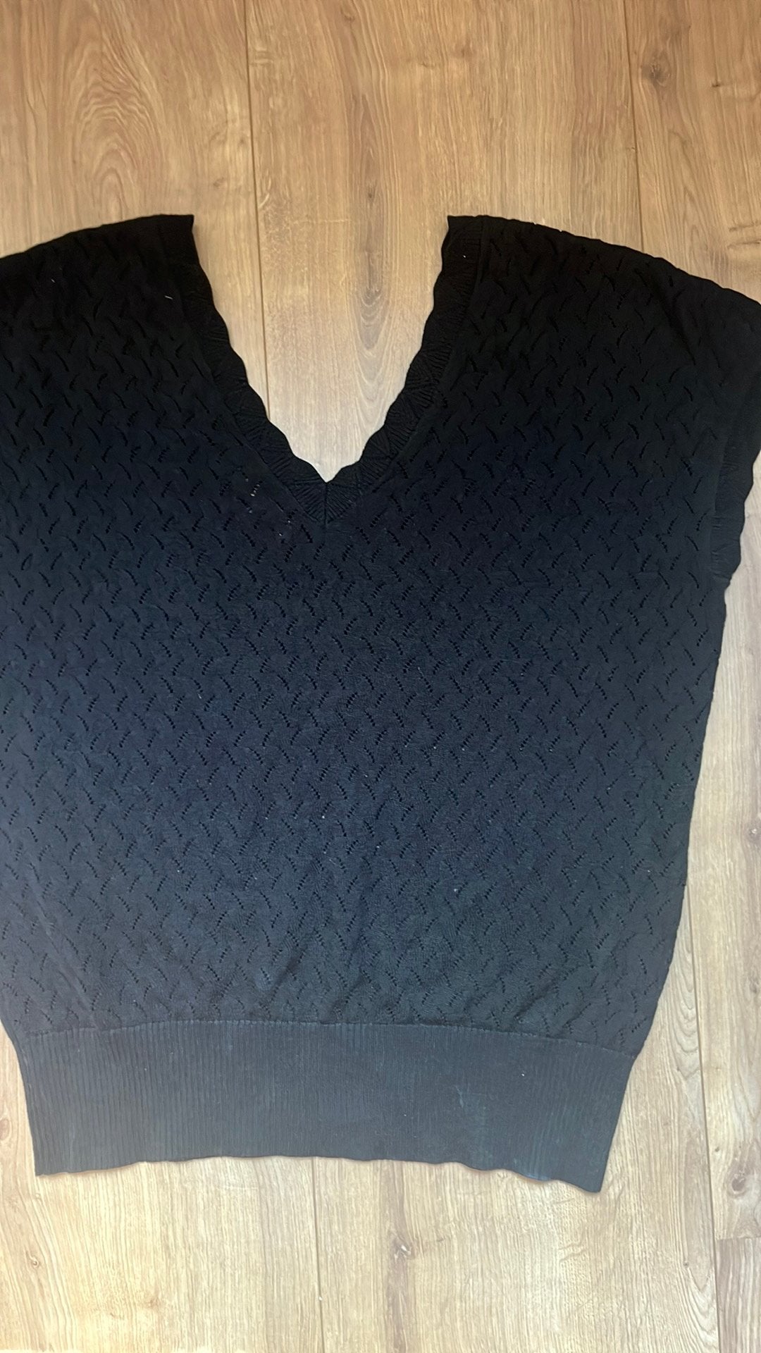 King louie shirt zwart M, Kleding | Dames, Ophalen of Verzenden, Zo goed als nieuw, Zwart, Korte mouw