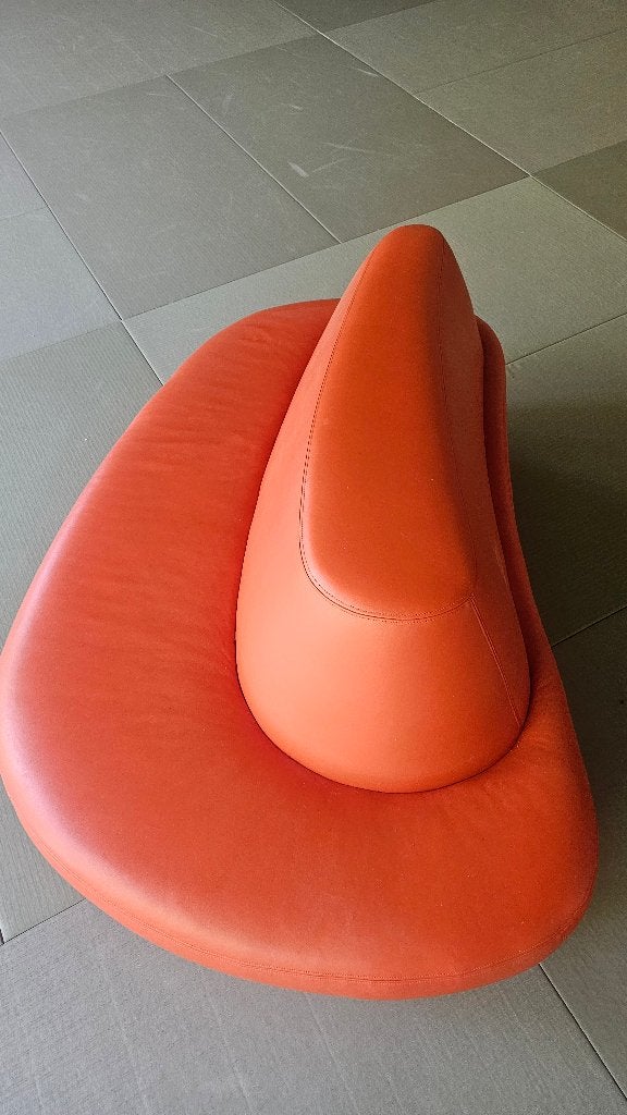 Oranje design eilandbank, Ophalen, Overige materialen, 100 tot 125 cm, Design