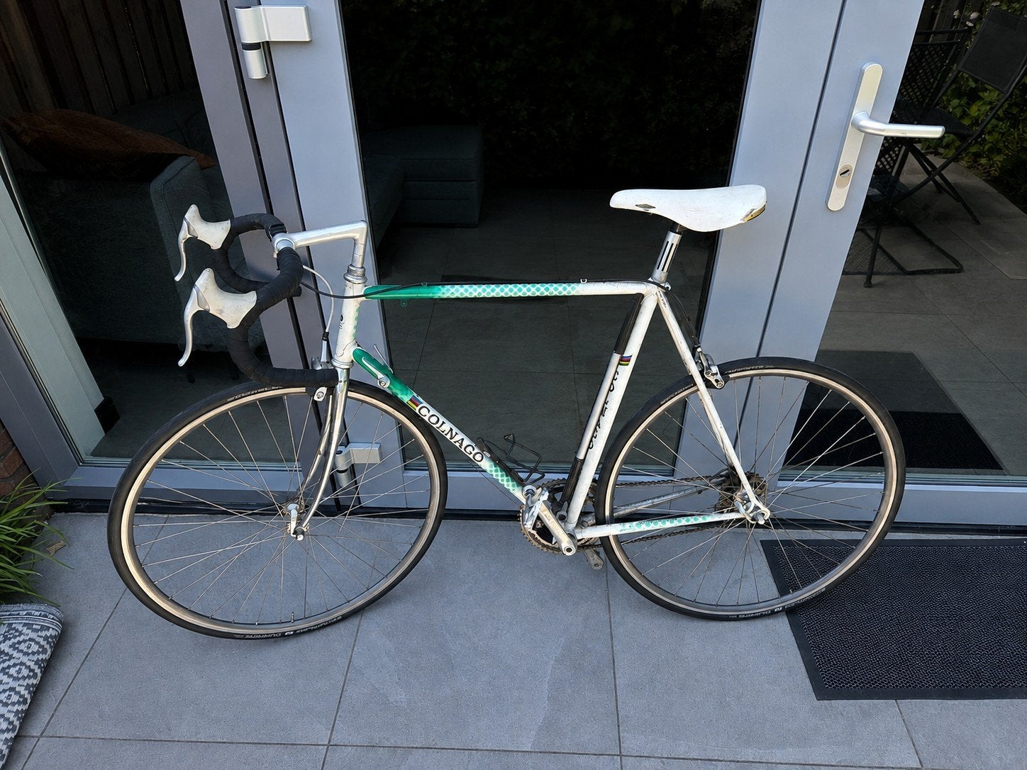 Vintage stalen racefiets Van Tuyl / Campagnolo Nuovo Record, 28 inch, Gebruikt, 53 tot 57 cm, Ophalen