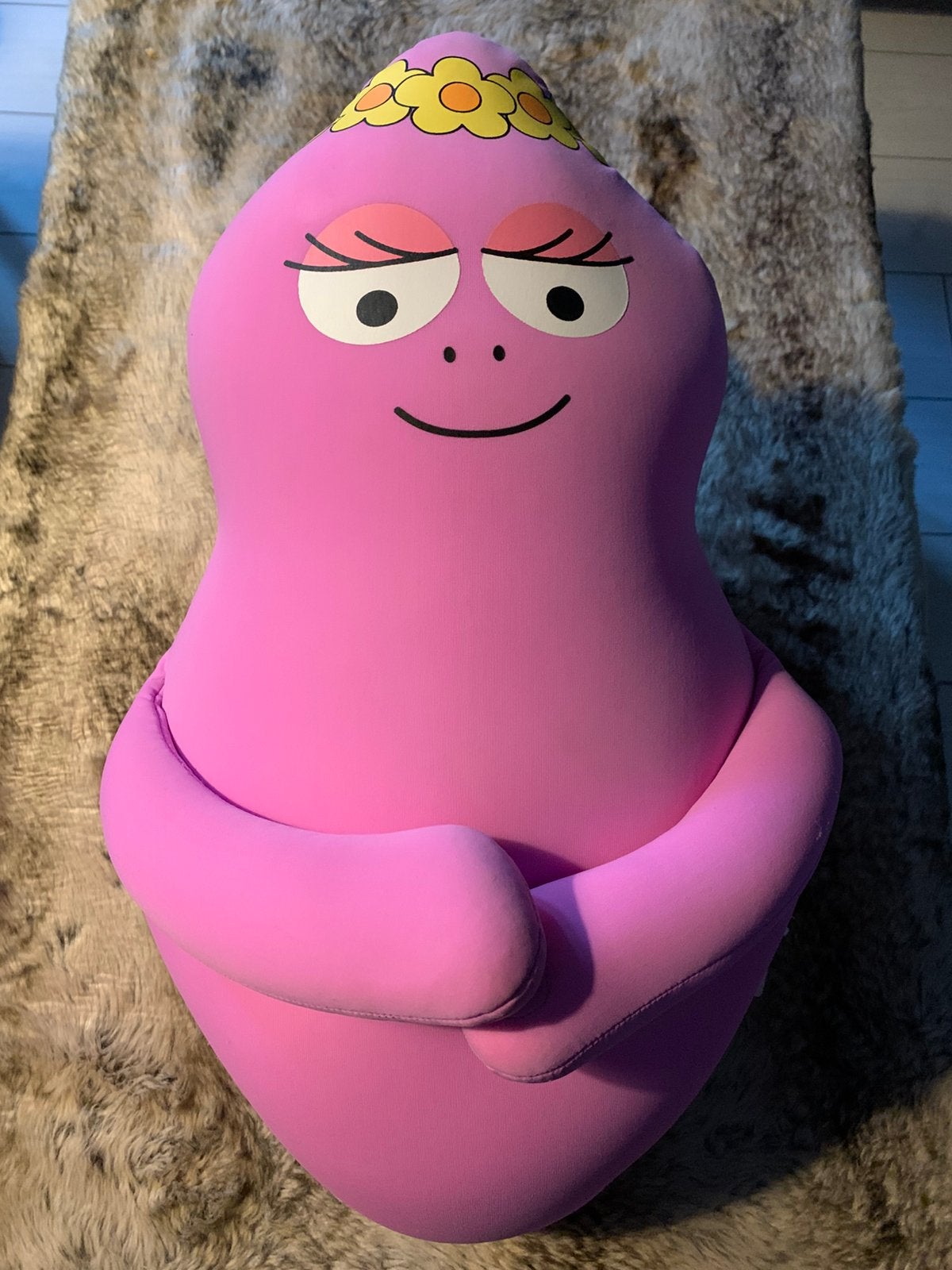 Barbapapa knuffelkussen, Ophalen of Verzenden, Gebruikt