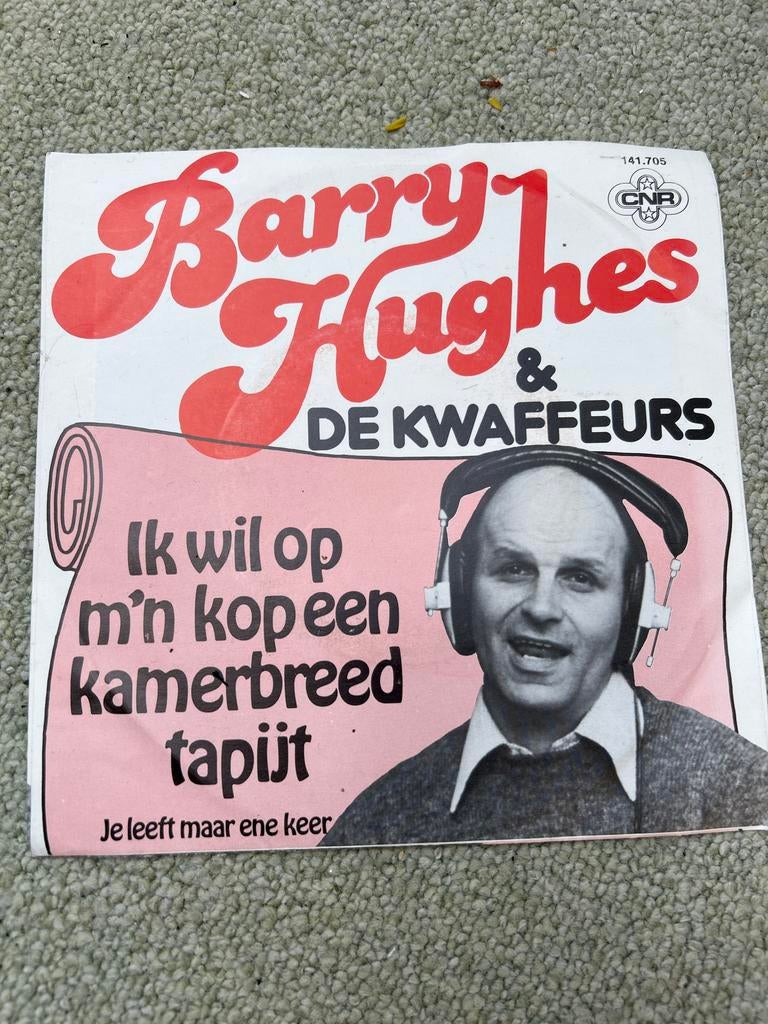 Barry Hughes & De Kwaffeurs - Ik wil op m'n kop een kamerbre, Ophalen of Verzenden, Gebruikt, 7 inch