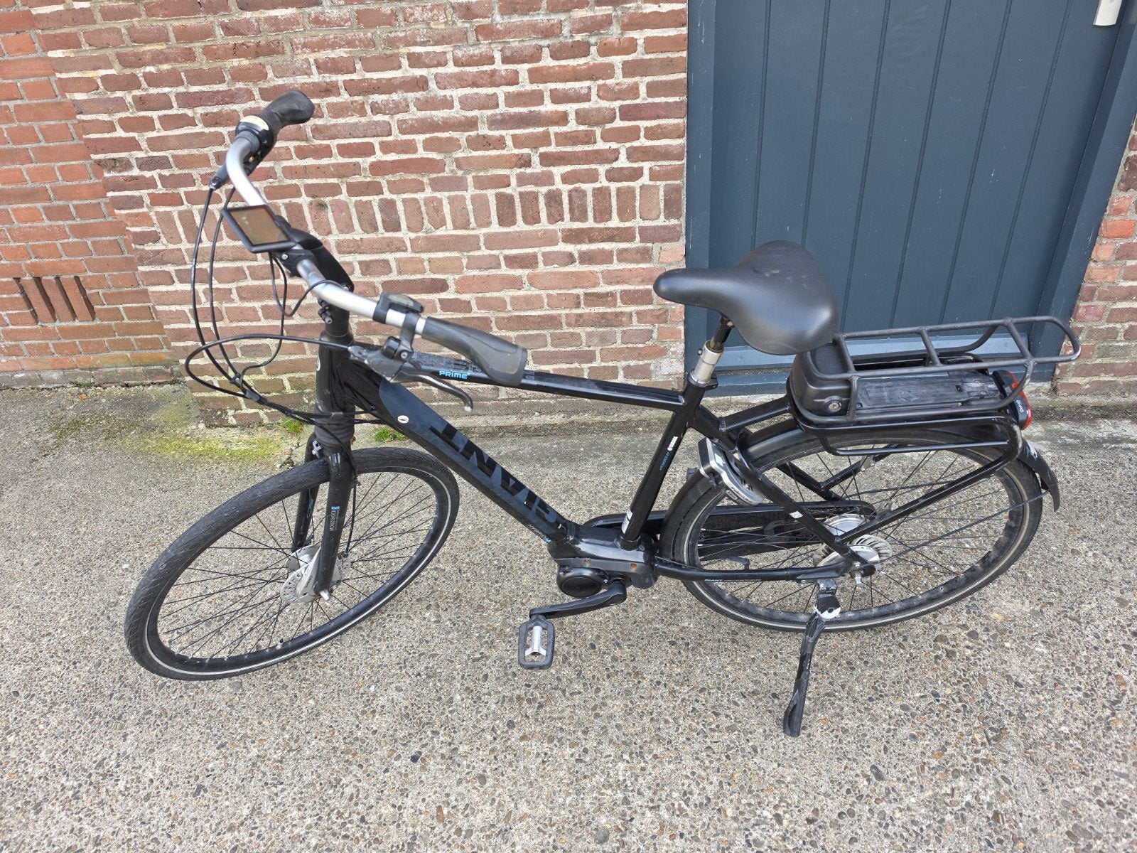 giant voor onderdelen met yamaha midden motor, Fietsen en Brommers, Ophalen, Motor