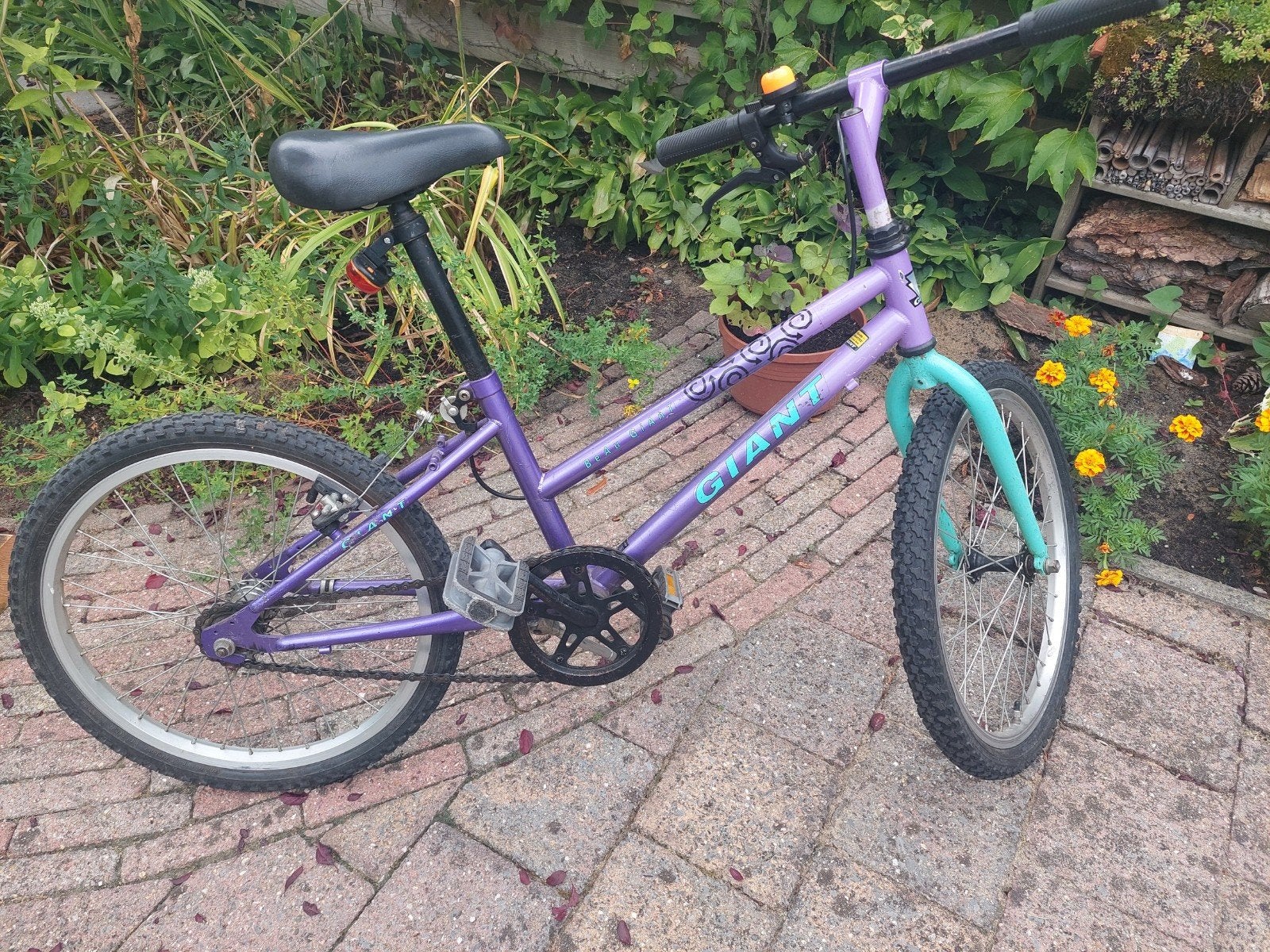 Mooie Giant mountainbike/ crossfiets 22 inch, Fietsen en Brommers, Ophalen, Gebruikt, Terugtraprem, 20 inch of meer